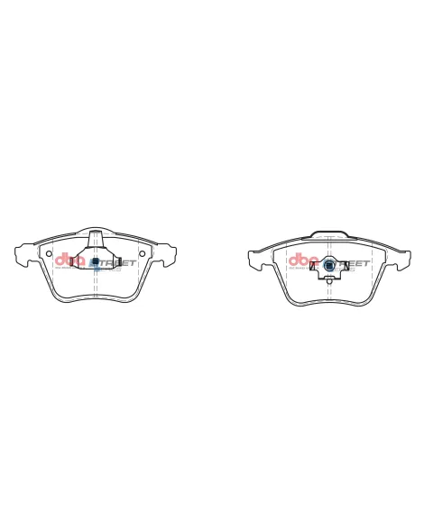 Mazda 3 MPS Mazdaspeed 3 07-13 DBA Front Brake Pads Street Series Ceramic Mazda 3 MPS Mazdaspeed 3 07-13 DBA Front Brake Pads Street Series Ceramic
