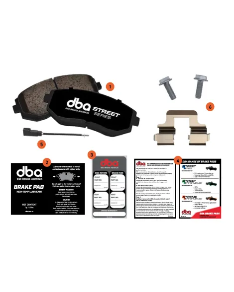 Mazda 3 MPS Mazdaspeed 3 07-13 DBA Rear Brake Pads Street Series Ceramic Mazda 3 MPS Mazdaspeed 3 07-13 DBA Rear Brake Pads Street Series Ceramic