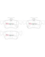 Honda Civic Type R FK8 17-21 DBA Street Performance Brake Pads Rear Honda Civic Type R FK8 17-21 DBA Street Performance Brake Pads Rear