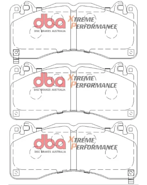 Ford Mustang 5.0L V8 GT 2015-2023 DBA Xtreme Performance Brake Pads Front Ford Mustang 5.0L V8 GT 2015-2023 DBA Xtreme Performance Brake Pads Front