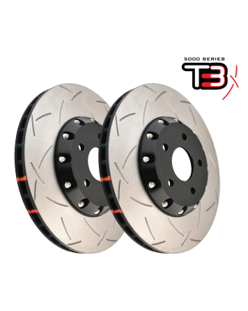 Nissan R35 GT-R 09-11 DBA Front T3 5000 Series Grooved Fully Assembled Brake Discs