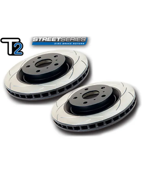 Subaru Impreza WRX/STI 02-07 / Forester SG STI 04-08 DBA Rear T2 Grooved Brake Discs Subaru Impreza WRX/STI 02-07 / Forester SG STI 04-08 DBA Rear T2 Grooved Brake Discs