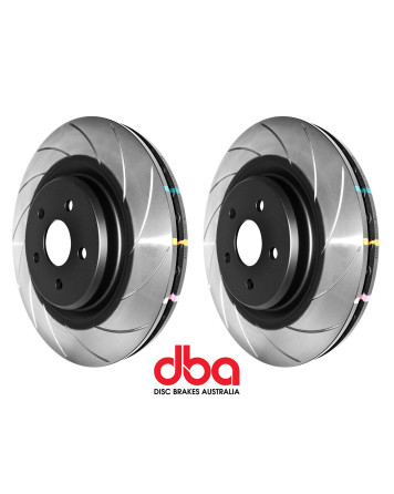 Vauxhall VXR8 07-09 Rear DBA 4000 Series Heavy Duty Curved Slotted Brake Discs