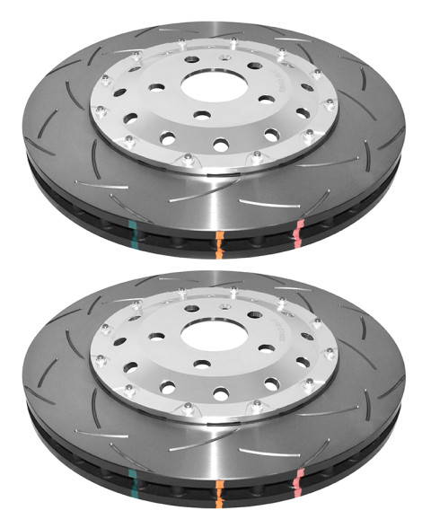 Cupra Leon 2020+ 1.4 / 2.0 TSI & Sportstourer DBA Front 5000 Series 2-Piece Brake Discs Grooved Cupra Leon 2020+ 1.4 / 2.0 TSI & Sportstourer DBA Front 5000 Series 2-Piece Brake Discs Grooved
