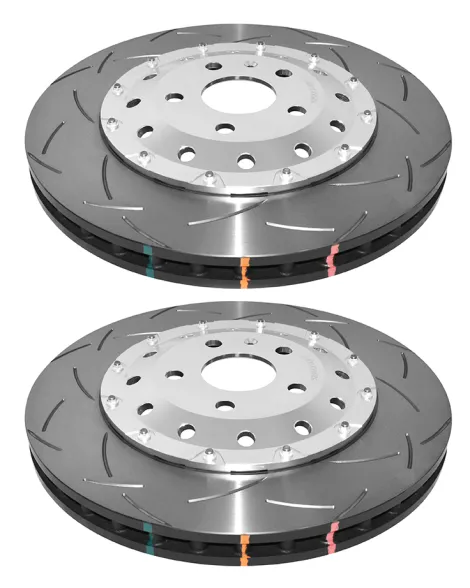 Audi TTRS / PLUS Quattro 8J 2009-2014 DBA Front 5000 Series 2-Piece Brake Discs Grooved Audi TTRS / PLUS Quattro 8J 2009-2014 DBA Front 5000 Series 2-Piece Brake Discs Grooved