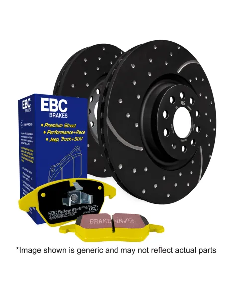 Honda Civic FK7 1.5L Turbo EBC Yellowstuff Brake Pad and GD Rotor Kit Front Honda Civic FK7 1.5L Turbo EBC Yellowstuff Brake Pad and GD Rotor Kit Front