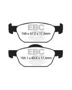 Honda Civic FK7 1.5L Turbo EBC Yellowstuff Brake Pad and OE Rotor Kit Front