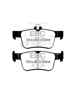 Honda Civic FK7 1.5L Turbo EBC Yellowstuff Brake Pad and OE Rotor Kit Rear Honda Civic FK7 1.5L Turbo EBC Yellowstuff Brake Pad and OE Rotor Kit Rear