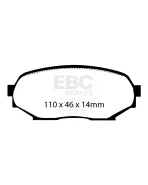 Mazda MX-5 NA 1.6L 1989-1998 EBC Yellowstuff Brake Pads Front