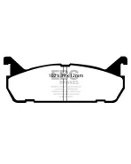 Mazda MX-5 NA 1.6L 1989-1998 EBC Yellowstuff Brake Pads Rear