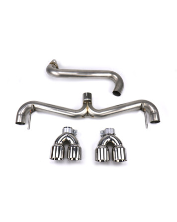 Subaru STI 08-14 / WRX 11-14 Hatchback FactionFab Axle Back Exhaust Polished Tips