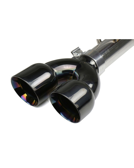 Subaru WRX/STI 15-18 FactionFab Axle Back Exhaust Black Tips Subaru WRX/STI 15-18 FactionFab Axle Back Exhaust Black Tips
