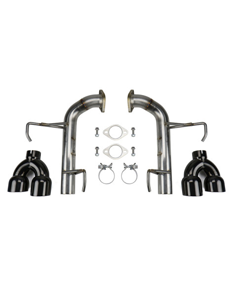 Subaru WRX/STI 15-18 FactionFab Axle Back Exhaust Black Tips Subaru WRX/STI 15-18 FactionFab Axle Back Exhaust Black Tips