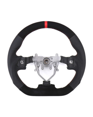 FactionFab Steering Wheel Leather and Suede Subaru WRX/STI 08-14