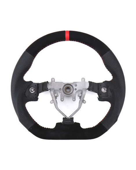 FactionFab Steering Wheel Leather and Suede Subaru WRX/STI 08-14 FactionFab Steering Wheel Leather and Suede Subaru WRX/STI 08-14