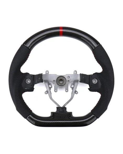 FactionFab Steering Wheel Carbon and Leather Subaru WRX/STI 08-14 FactionFab Steering Wheel Carbon and Leather Subaru WRX/STI 08-14