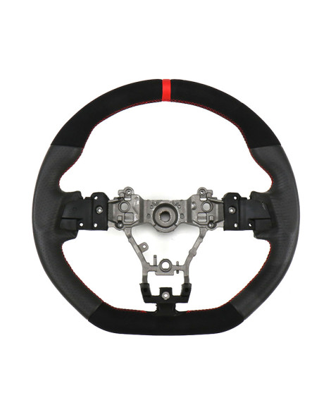 FactionFab Steering Wheel Leather and Suede Subaru WRX/STI 14-21 FactionFab Steering Wheel Leather and Suede Subaru WRX/STI 14-21
