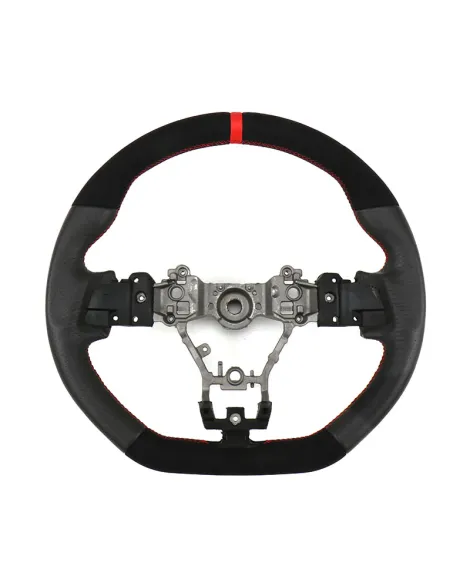FactionFab Steering Wheel Leather and Suede Subaru WRX/STI 14-21 FactionFab Steering Wheel Leather and Suede Subaru WRX/STI 14-21