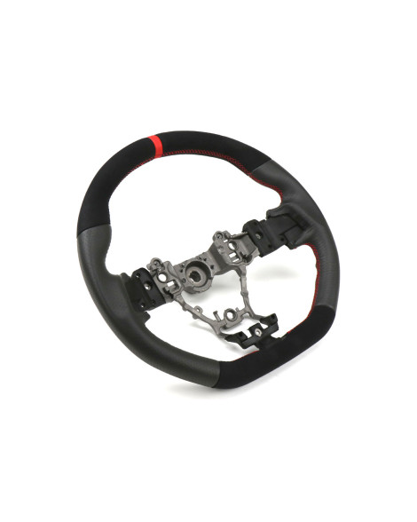 FactionFab Steering Wheel Leather and Suede Subaru WRX/STI 14-21 FactionFab Steering Wheel Leather and Suede Subaru WRX/STI 14-21