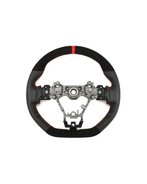 FactionFab Steering Wheel Leather and Suede Subaru WRX/STI 14-21 FactionFab Steering Wheel Leather and Suede Subaru WRX/STI 14-21