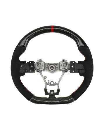 FactionFab Steering Wheel Carbon and Suede Subaru WRX/STI 14-21
