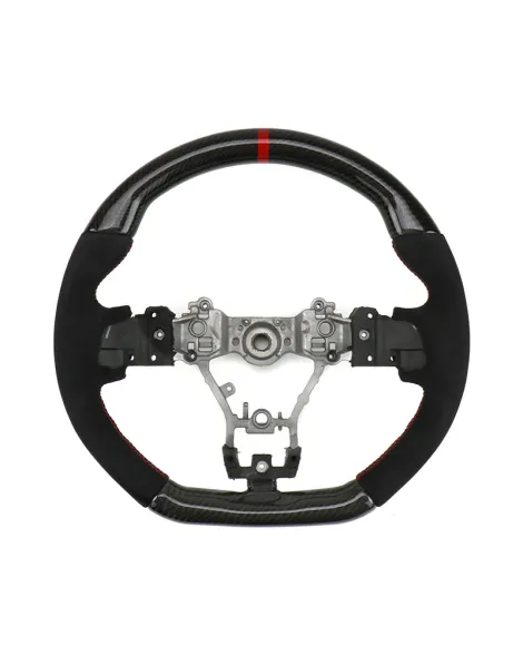 FactionFab Steering Wheel Carbon and Suede Subaru WRX/STI 14-21 FactionFab Steering Wheel Carbon and Suede Subaru WRX/STI 14-21