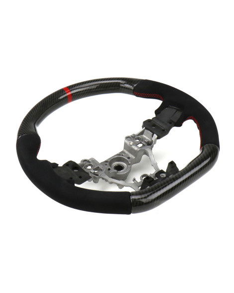 FactionFab Steering Wheel Carbon and Suede Subaru WRX/STI 14-21 FactionFab Steering Wheel Carbon and Suede Subaru WRX/STI 14-21