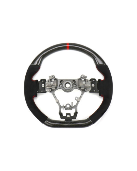 FactionFab Steering Wheel Carbon and Suede Subaru WRX/STI 14-21 FactionFab Steering Wheel Carbon and Suede Subaru WRX/STI 14-21
