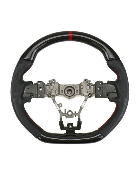 FactionFab Steering Wheel Carbon and Leather Subaru WRX/STI 14-21 FactionFab Steering Wheel Carbon and Leather Subaru WRX/STI 14-21