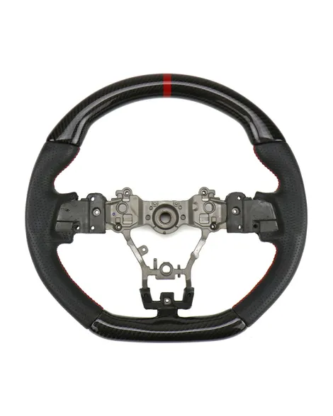 FactionFab Steering Wheel Carbon and Leather Subaru WRX/STI 14-21 FactionFab Steering Wheel Carbon and Leather Subaru WRX/STI 14-21