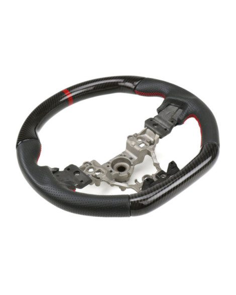 FactionFab Steering Wheel Carbon and Leather Subaru WRX/STI 14-21 FactionFab Steering Wheel Carbon and Leather Subaru WRX/STI 14-21