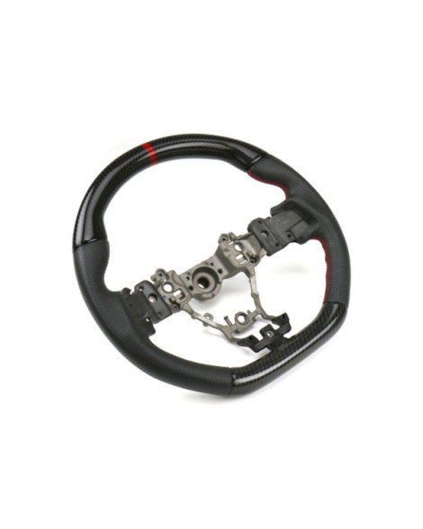 FactionFab Steering Wheel Carbon and Leather Subaru WRX/STI 14-21 FactionFab Steering Wheel Carbon and Leather Subaru WRX/STI 14-21