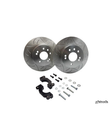 Nissan S13/S14/S15/180SX/200SX GKTech HFM 300mm Multi Stud Rear Rotor Upgrade Kit