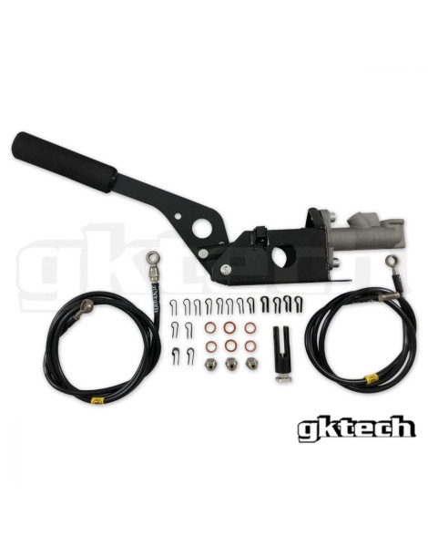 Nissan GKTech Budget Hydraulic Handbrake Assembly And In-Line Braided Line Kit Nissan GKTech Budget Hydraulic Handbrake Assembly And In-Line Braided Line Kit