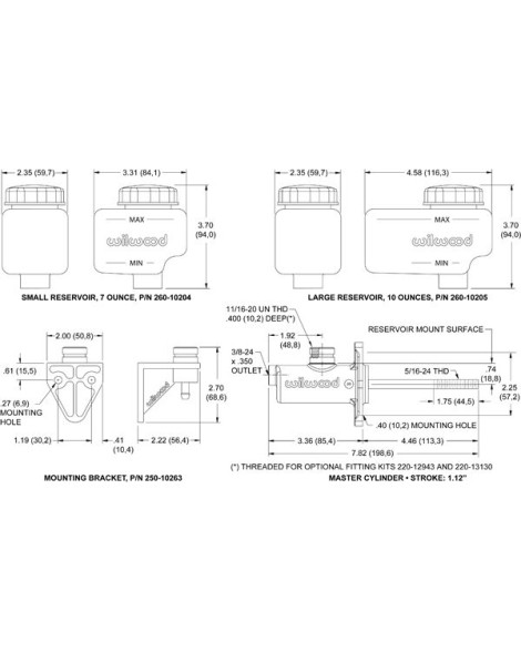 GKTech Wilwood Clutch Master Cylinder Adapter to Suit S/R Chassis GKTech Wilwood Clutch Master Cylinder Adapter to Suit S/R Chassis