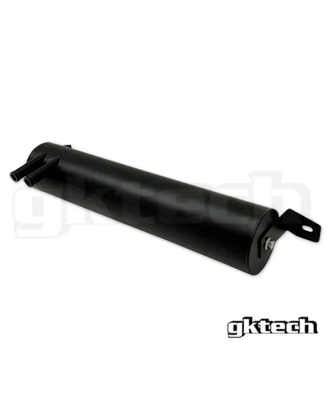 Nissan S14/S15 GKTech Over the Radiator Oil Catch Can - Black Nissan S14/S15 GKTech Over the Radiator Oil Catch Can - Black