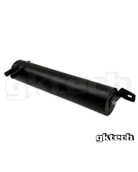 Nissan S13/180SX GKTech Over the Radiator Oil Catch Can - Black Nissan S13/180SX GKTech Over the Radiator Oil Catch Can - Black