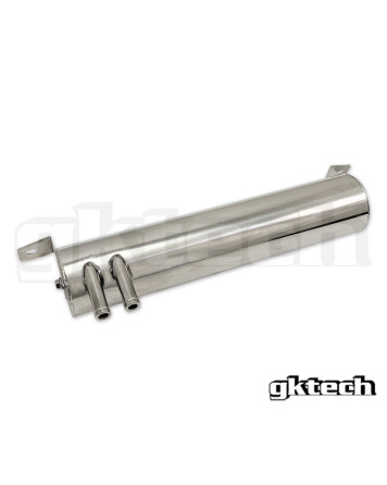 Nissan S13/180SX GKTech Over the Radiator Oil Catch Can - Polished