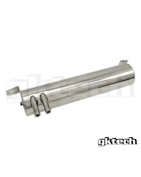Nissan S13/180SX GKTech Over the Radiator Oil Catch Can - Polished Nissan S13/180SX GKTech Over the Radiator Oil Catch Can - Polished