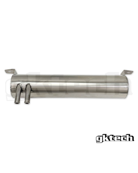 Nissan S14/S15 GKTech Over the Radiator Oil Catch Can - Polished Nissan S14/S15 GKTech Over the Radiator Oil Catch Can - Polished