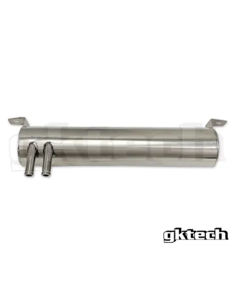 Nissan S13/180SX GKTech Over the Radiator Oil Catch Can - Polished Nissan S13/180SX GKTech Over the Radiator Oil Catch Can - Polished