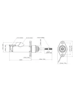 GKTech Flux In-Line 5/8" Master Cylinder GKTech Flux In-Line 5/8" Master Cylinder