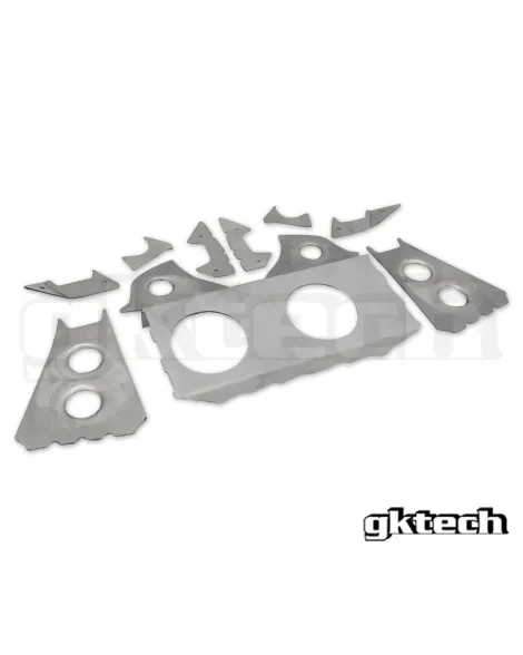 Nissan R32 GT-R Skyline GKTech V2 Subframe Weld In Reinforcement Plates Nissan R32 GT-R Skyline GKTech V2 Subframe Weld In Reinforcement Plates