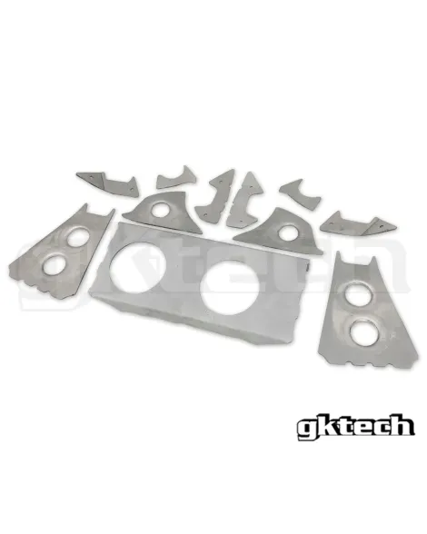 Nissan R32 GT-R Skyline GKTech V2 Subframe Weld In Reinforcement Plates Nissan R32 GT-R Skyline GKTech V2 Subframe Weld In Reinforcement Plates