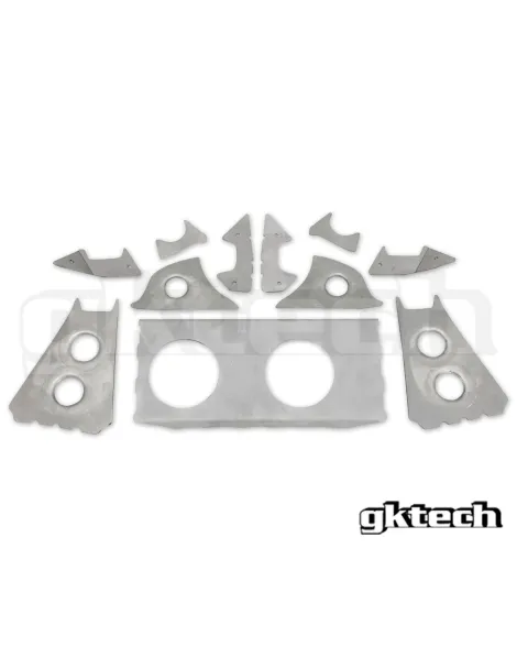 Nissan R32 GT-R Skyline GKTech V2 Subframe Weld In Reinforcement Plates Nissan R32 GT-R Skyline GKTech V2 Subframe Weld In Reinforcement Plates