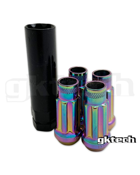 GKTech Open Ended Lock Nuts M12x1.25 (Pack of 4 + Socket) GKTech Open Ended Lock Nuts M12x1.25 (Pack of 4 + Socket)