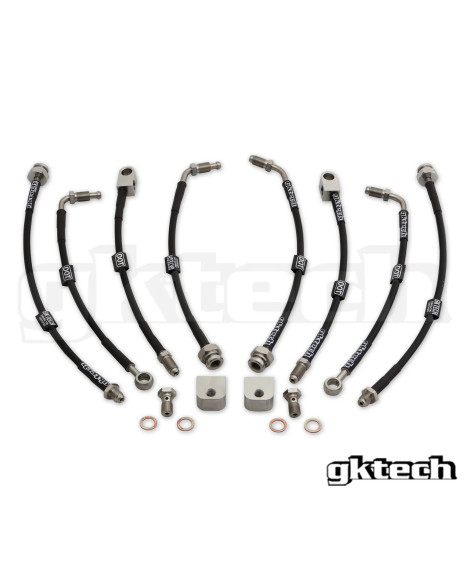 Nissan R32 GT-R/GTS4 Skyline GKTech Braided Brake Lines Nissan R32 GT-R/GTS4 Skyline GKTech Braided Brake Lines