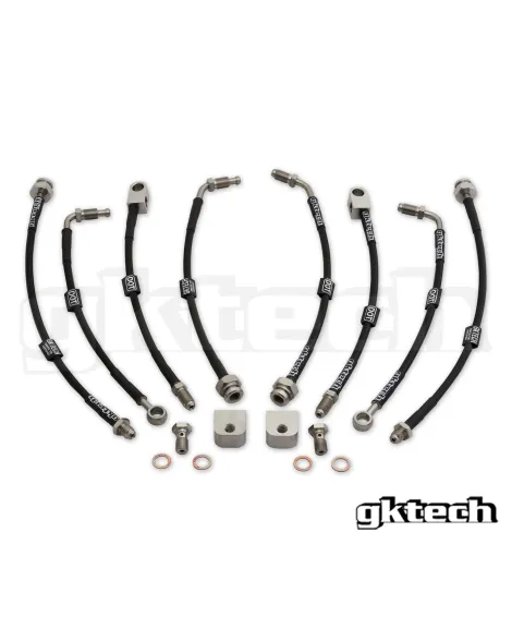 Nissan R32 GT-R/GTS4 Skyline GKTech Braided Brake Lines Nissan R32 GT-R/GTS4 Skyline GKTech Braided Brake Lines