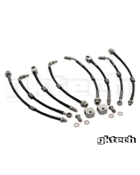 Nissan R32 GT-R/GTS4 Skyline GKTech Braided Brake Lines Nissan R32 GT-R/GTS4 Skyline GKTech Braided Brake Lines