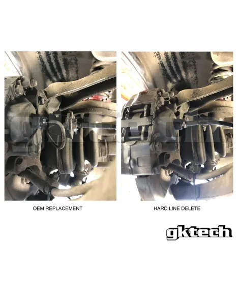 Nissan R32 GTS-T GKTech Braided Brake Lines Nissan R32 GTS-T GKTech Braided Brake Lines